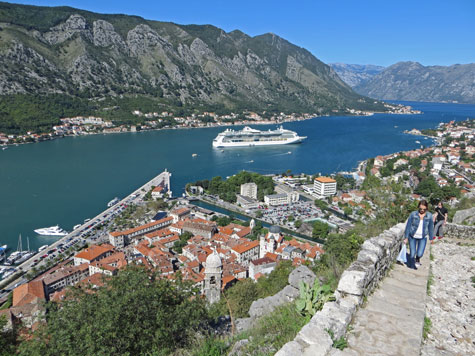 Hike to Castle in Kotor Montenegro