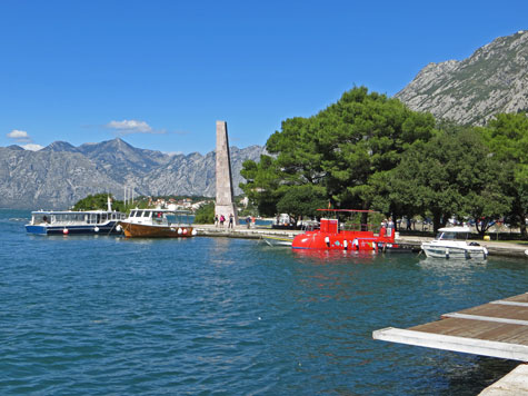 Slobode Park in Kotor Montenegro